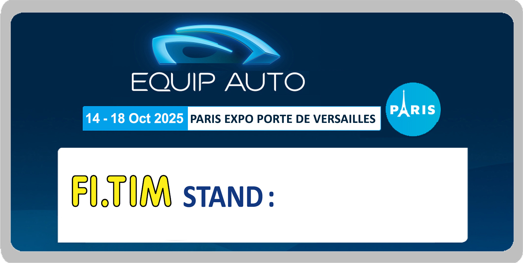 Equip Auto Paris 2025 FITIM